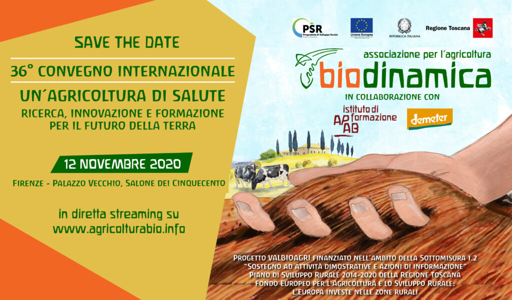 Il Convegno Internazionale Di Biodinamica Va On-line, Il 12 Novembre