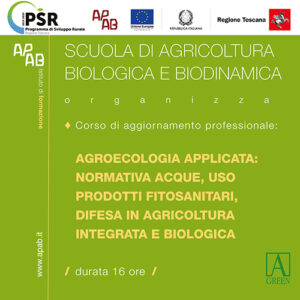 Formazione gratuita per consulenti: Agroecologia applicata: normativa acque, uso prodotti fitosanitari, difesa in agricoltura integrata e biologica
