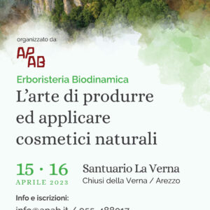 Corso di Erboristeria Biodinamica. ” L’arte di produrre ed applicare cosmetici naturali”
