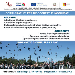 Progetto CHANCE – UN’OPPORTUNITA’ PER TUTTI BANDO DI SELEZIONE ALLIEVI – AVVISO N. 7/2023